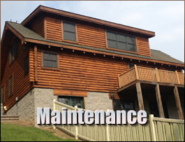  Pfafftown, North Carolina Log Home Maintenance